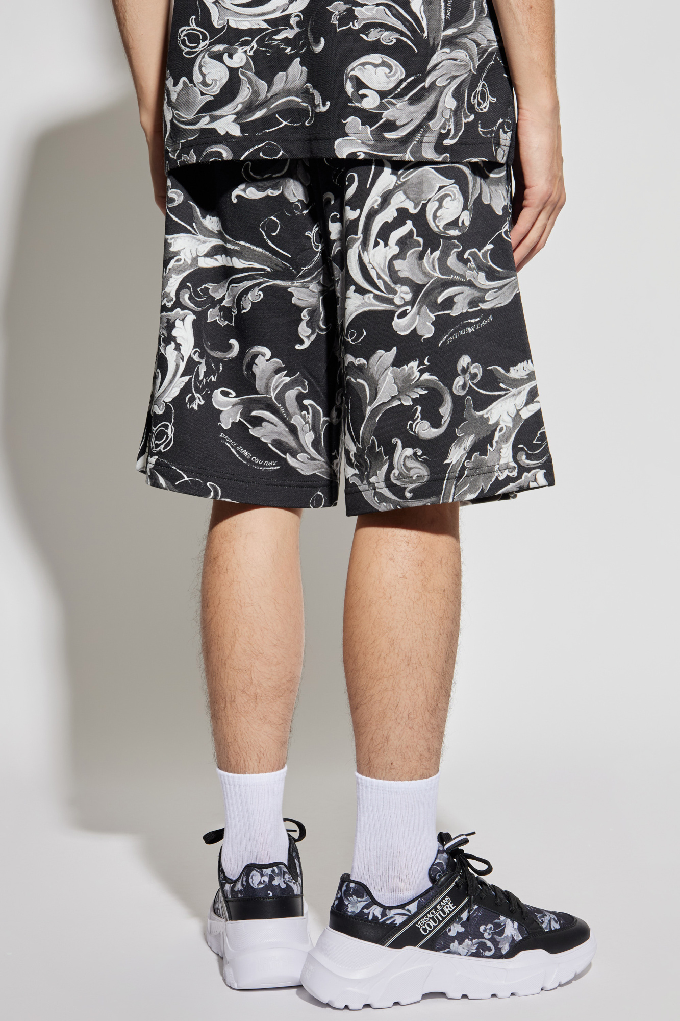 Versace Jeans Couture Shorts with 'Barocco' print | Men's